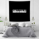 Bohse onkelzs black & white german rock tapestry flag bedroom decor