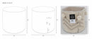Bordon Ivory Textured Pom-Pom Stool - Clearance