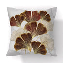 Botanical big leaves cushion covers living room decorative pillows