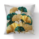Botanical big leaves cushion covers living room decorative pillows