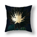Botanical big leaves cushion covers living room decorative pillows