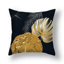 Botanical big leaves cushion covers living room decorative pillows