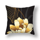 Botanical big leaves cushion covers living room decorative pillows
