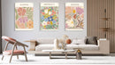 Botanical Collection Set of 3 Prints Modern Wall Art Modern Artwork
