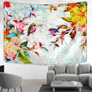 Botanical flying bird wall hanging for living room decor