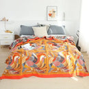 DecorBites™ Cotton Leisure Blanket: Luxury Soft Blanket for Summer, Single/Double Bedspread, Sofa Towel - Nordic Home Decor