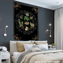 DecorBites™ Botanical Sketch Tapestry Wall Hanging - Boho Aesthetic Room Decor