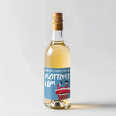 Bottoms Up Christmas Mini Wine Label
