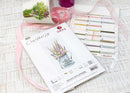 Bouquet with lavender B7008L Counted Cross-Stitch Kit