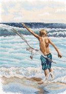 Boy and the sea M1000 Counted Cross Stitch Kit