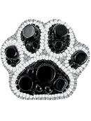 BP-254C Beadwork kit for creating brooch Crystal Art "Paw"