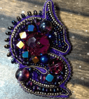 BP-268C Beadwork kit for creating brooch Crystal Art "The Dragon"