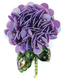 BP-272C Beadwork kit for creating brooch Crystal Art "Hydrangea"