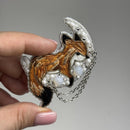 Beadwork kit for creating brooch Crystal Art Magical dream BP-372C
