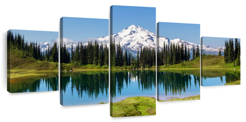 Mount Rainier Little Lagoon Wall Art