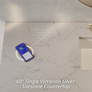 James Martin Chicago 60" Single Bathroom Vanity, Glossy White
