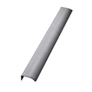 Brushed Anthracite Textured "Edge Straight" Tab Drawer Pulls