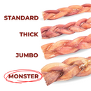 12 Inch Monster Braided Bully Stick