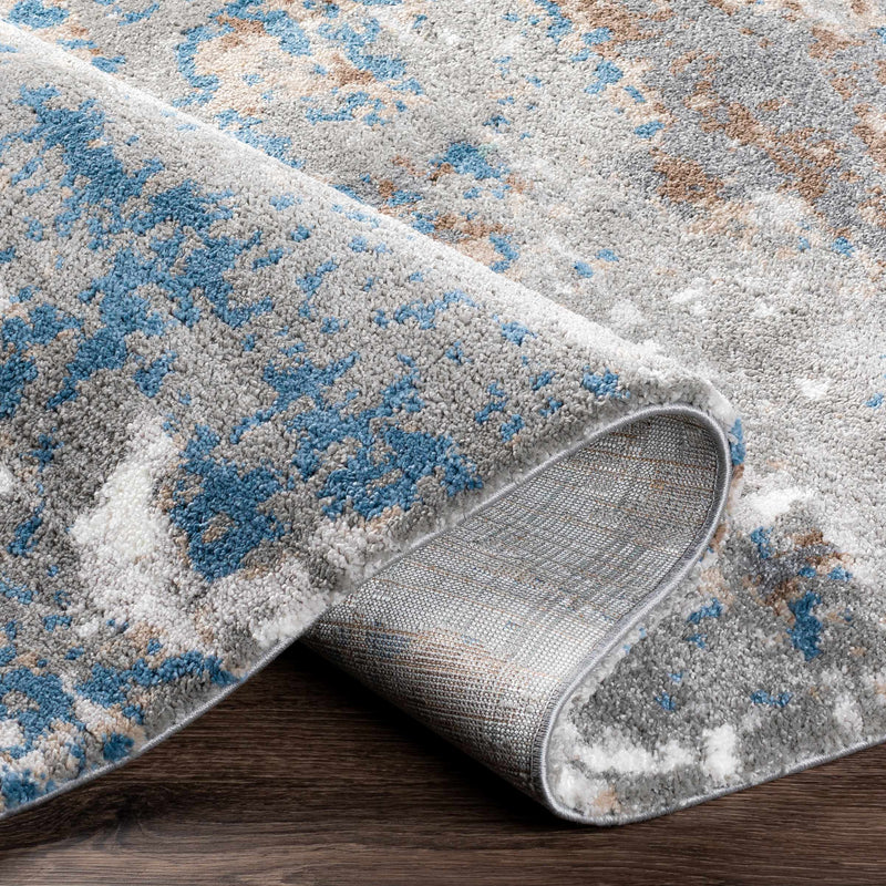 Bramley Blue Hues Plush Rug