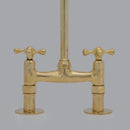 Brass Bridge Faucet - Antique Brass Kitchen Faucet