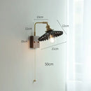 DecorBites™ Ceramic Ball LED Wall Light with Pull Chain Switch for Living Room