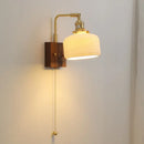 DecorBites™ Ceramic Ball LED Wall Light with Pull Chain Switch for Living Room