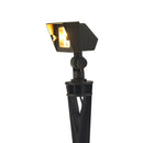 Brass Integrated Exterior Flood Light with 72" Wire for Landscape Lighting