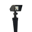 Brass Integrated Exterior Flood Light with 72" Wire for Landscape Lighting
