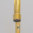 Brass Kitchen Faucet - Vintage Brass Kitchen Faucet