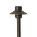 Brass Mini Flat Hat G4 LED Path Lights for Outdoor Landscape Illumination