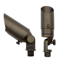 Brass Light Fixtures Outdoor with MR11, Adjustable Shroud, and 72" Wire