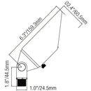 Brass Light Fixtures with MR16, Adjustable Shroud, and 72" Wire