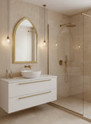 Handmade Engraved Mirror - Brass Arch Mirror