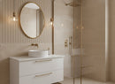 Gold Brass Circle Mirror - Unlacquered Brass Mirror