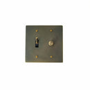 Brass Mixed Dimmer Switch (2-Gang)