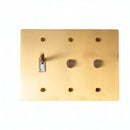Brass Mixed Dimmer Switch (3-Gang)