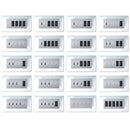Brass Mixed Dimmer Switch (5-Gang)