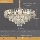 Brass multi tiered decorbites crystal ceiling chandelier living room