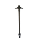 Brass Outdoor Path Light with Flat Hat, G4 Socket and 72" Lead Wire