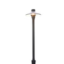 Brass Outdoor Path Light with Flat Hat, G4 Socket and 72" Lead Wire