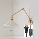 Brass ribbed glass ceramic copper led wall lamp bedroom sconce