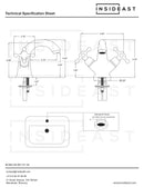 Brass Single Hole Bathroom Faucet - Bath Vanity Faucet