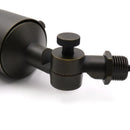 Brass Standing Light with Adjustable Shroud for MR16 Bulbs