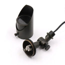 Brass Standing Light with Adjustable Shroud for MR16 Bulbs
