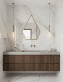 Gold Brass Frame Mirror