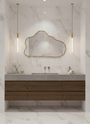 Antique Brass Mirror - Cloud Brass Wall Mirror