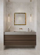 Gold Square Mirror - Unlacquered Brass Mirror