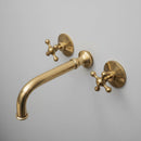 Unlacquered Brass Bathroom Faucet With Rough in Valve