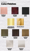 Arched Mirror - Brass Bathroom Mirror