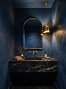 Arched Brass Mirror - Arch Unlacquered Brass Mirror